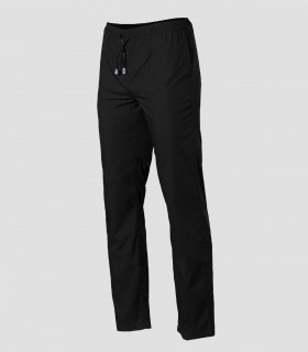 Pantalón Popelín para cocinero Negro