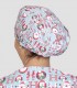 Gorro sanitario Microfibra Navidad Santas Pelo largo