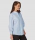 Camisa mujer Oversize Maddalena Celeste