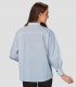 Camisa mujer Oversize Maddalena Celeste