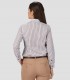 Camisa mujer Rayas Camel-Marrón