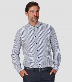 Camisa camarero Rayas Azulina-Marino