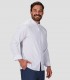 Chaqueta cocina Microfibra elástica Blanca