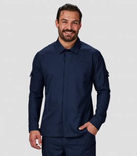 Chaqueta cocinero elastizada Azul marino