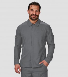 Chaqueta cocinero elastizada Gris