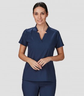 Casaca mujer microfibra elástica Azul marino