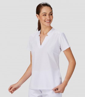 Casaca mujer microfibra elástica Blanca