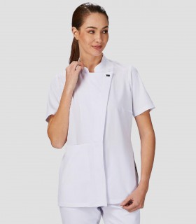 Casaca mujer microfibra elástica Blanca