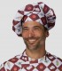 Gorro Gran Chef Algodón estampado Toscana