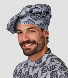 Gorro Gran Chef Algodón estampado Alcachofa