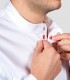 Chaqueta cocina unisex Osiris Blanca