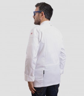 Chaqueta cocina unisex Anubis Blanca