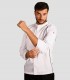 Chaqueta cocina unisex Apis Blanca