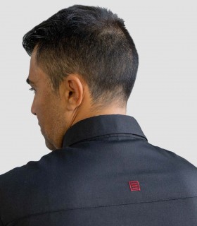 Chaqueta cocina unisex Forseti Negra hasta 8XL