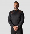 Chaqueta cocina unisex Hubal Negra