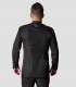Chaqueta cocina unisex Hubal Negra
