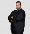 Chaqueta cocina unisex Ícaro Negra