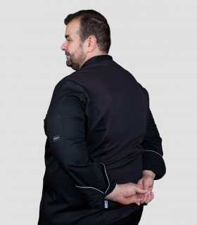 Chaqueta cocina unisex Ícaro Negra