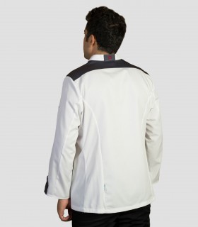 Chaqueta cocina unisex Helios Blanca
