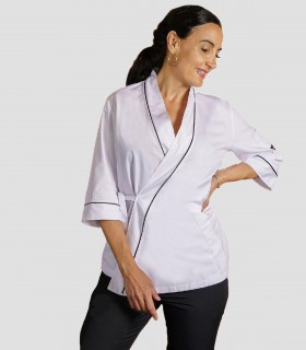 Chaqueta cocina unisex Poseidón Blanca