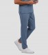 Pantalón Sanitario Unisex Microfibra 360 Elástica Azul grisáceo