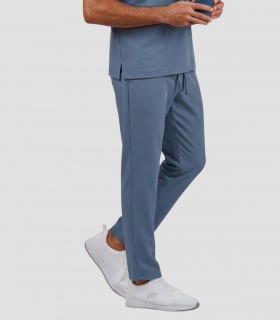 Pantalón Sanitario Unisex Microfibra 360 Elástica Azul grisáceo