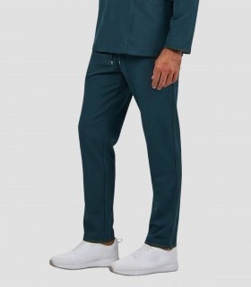 Pantalón Sanitario Unisex Microfibra 360 Elástica Verde petróleo