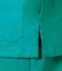Conjunto de pijama sanitario unisex verde con casaca de cuello pico y pantalón