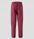 Pantalón de pijama sanitario en microfibra Rosa fresa para dentista