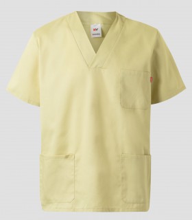 Casaca sanitaria Amarillo claro hasta 4XL