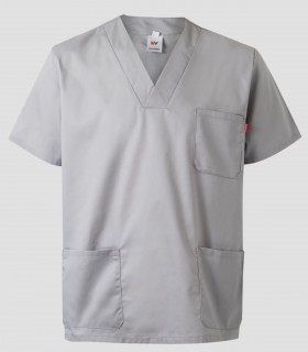 Casaca sanitaria Gris Hielo hasta 4XL