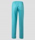 Pantalón de pijama sanitario Turquesa en sarga resistente hasta 4XL
