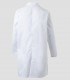 Bata de laboratorio blanca unisex en sarga - Detalle espalda