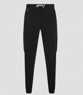 Pantalón sanitario tipo jogger unisex Avani color Negro en tejido stretch con diez bolsillos y puño elástico