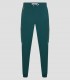 Pantalón sanitario tipo jogger unisex Avani color Verde jungla en tejido stretch con diez bolsillos y puño elástico