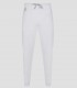Pantalón sanitario tipo jogger unisex Avani color Blanco en tejido stretch con diez bolsillos y puño elástico