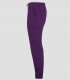 Pantalón sanitario tipo jogger unisex Avani color Ciruela en tejido stretch detalle perfil