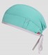 Gorro sanitario unisex IVY Fiyi en tejido stretch con trabillas laterales para mascarilla y cintas ajustables