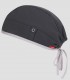 Gorro sanitario unisex IVY Gris marengo en tejido stretch con trabillas laterales para mascarilla y cintas ajustables