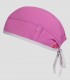 Gorro sanitario unisex IVY Orquídea en tejido stretch con trabillas laterales para mascarilla y cintas ajustables