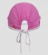Gorro sanitario unisex IVY Orquídea en tejido stretch con trabillas laterales para enfermeros