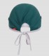 Gorro sanitario unisex IVY Verde jungla en tejido stretch con trabillas laterales para para veterinario