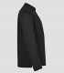 Chaqueta de cocina negra unisex de manga larga: detalle manga
