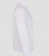 Chaqueta de cocina blanca unisex de manga larga: detalle manga