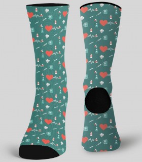 Calcetines para sanidad estampado Estrella