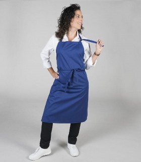 Delantal con peto sin bolsillo Azulino