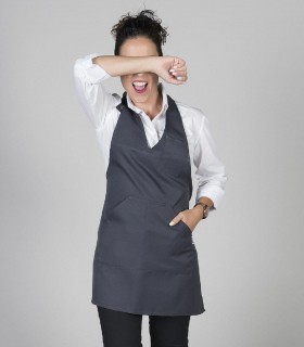 Delantal camarero Bistro Gris marengo