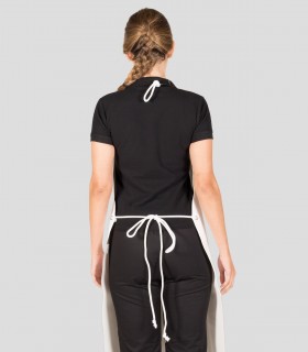 Delantal con peto impermeable Blanco