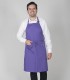 Delantal con peto Morado