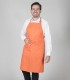 Delantal con peto Naranja